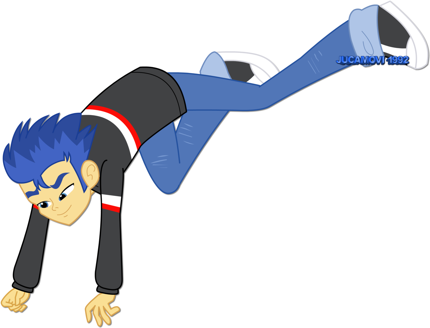Flash Sentry Jumping By Jucamovi1992 Flash Sentry Jumping - Comics (1600x1131)