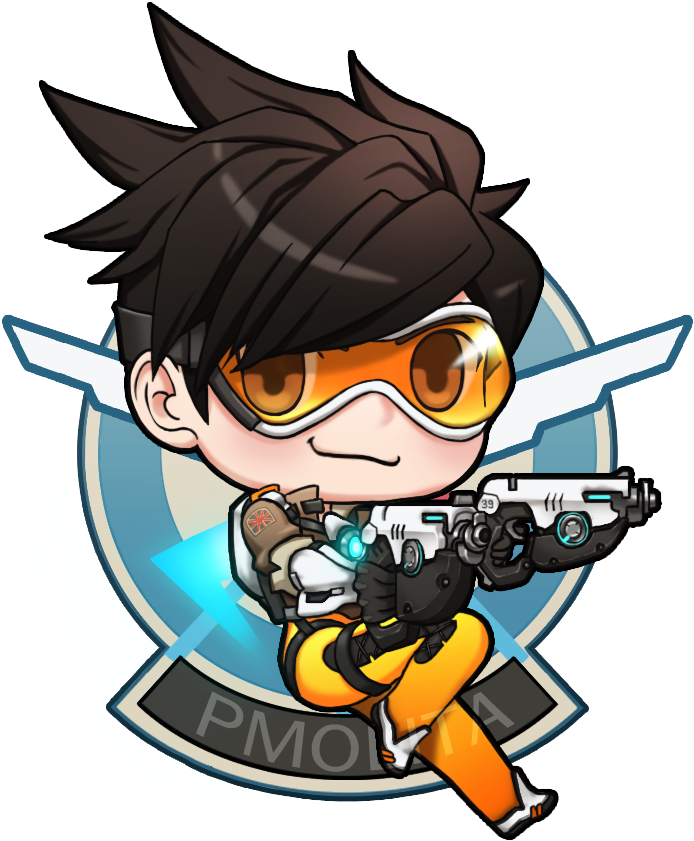 Illustrators - Tracer Chibi Png (800x920)