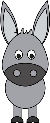 Donkey Animal Cartoon - Comics (550x550)