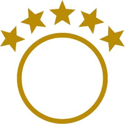 Five Star Psd - 5 Stars Vector Png (400x396)
