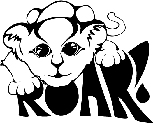 Lion - Roaring - Drawing - Lion (612x501)