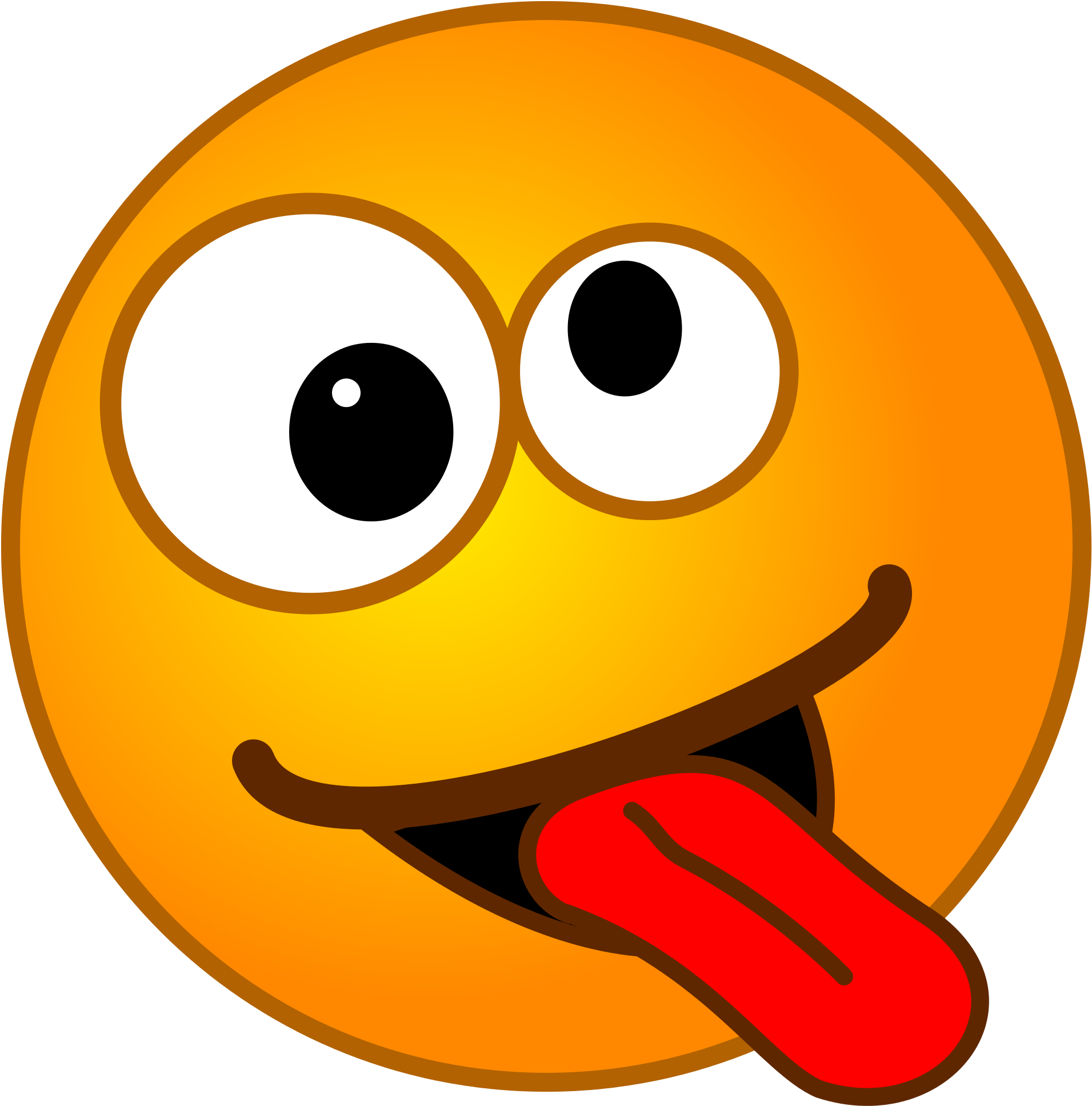 Crazy Smiley - Crazy Svg (2000x2000)