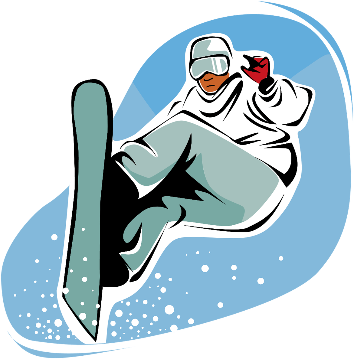 Medium Image - Snowboarding Png (1280x1280)