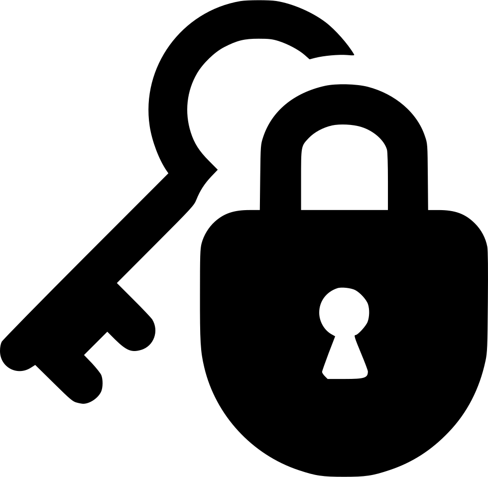 Lock Protect Guard Key Security Private Comments - Icon Security Key (980x958)
