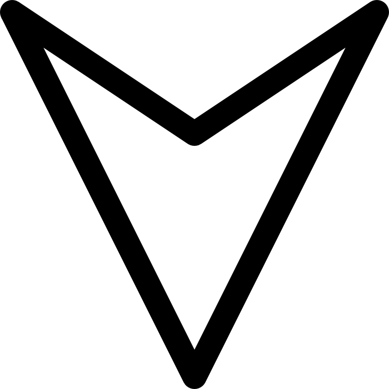 Shape Head, Arrow, Down, Triangle, Pointing, Arrows, - Arrow Down Png (720x720)