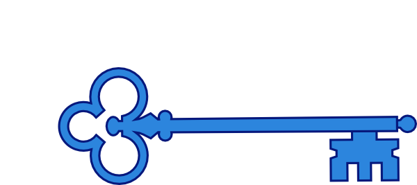 Cute Key Clip Art (600x267)