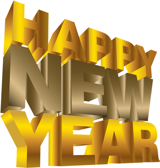 Happy New Year Png Clip Art Image - Happy New Year Png (575x600)