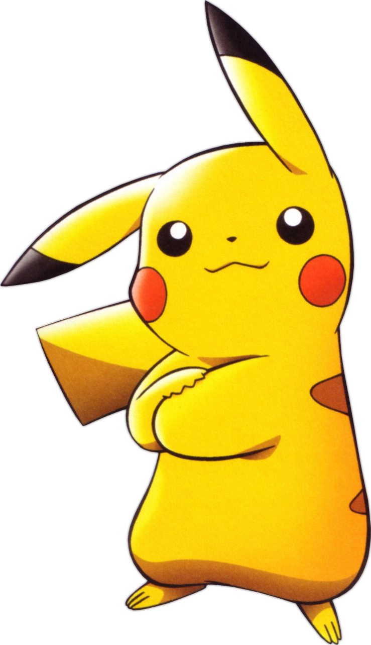 No Caption Provided - Pikachu Render (739x1283)