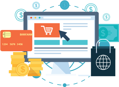Ecommerce - E Commerce Website Png (413x413)