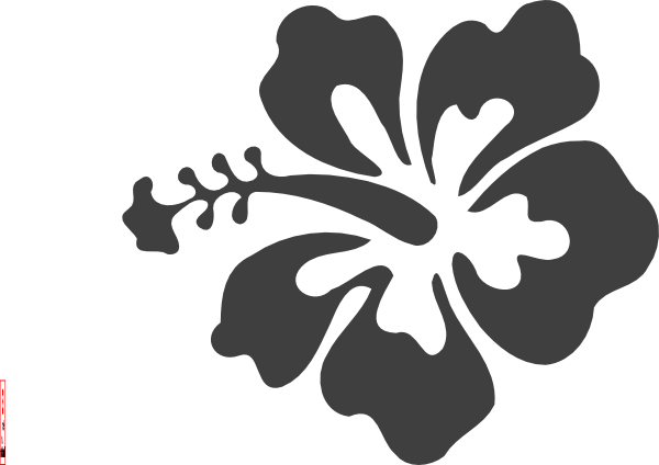 Hibiscus Clip Art (600x424)