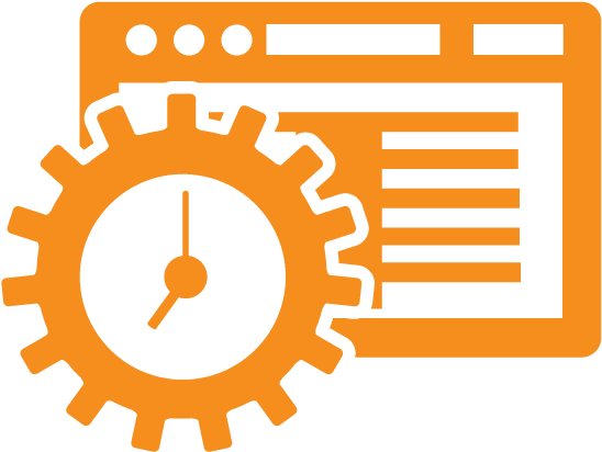 Technology Foundation - Orange Technology Transparent Icon (583x448)