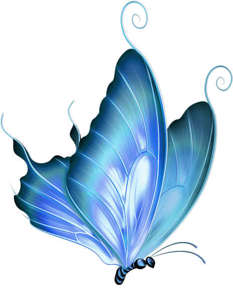 Art Clipart - Бабочка Гиф На Прозрачном Фоне (512x600)