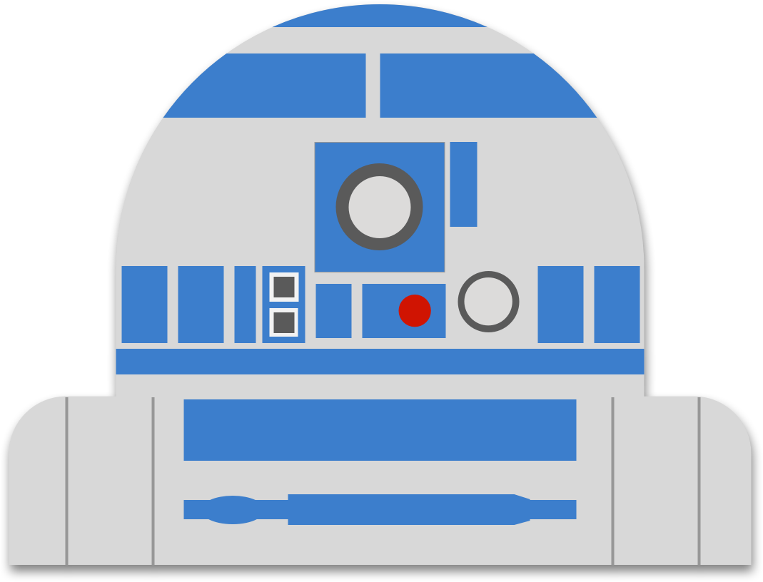 Gallery For > R2d2 Vector - R2-d2 (1069x816)