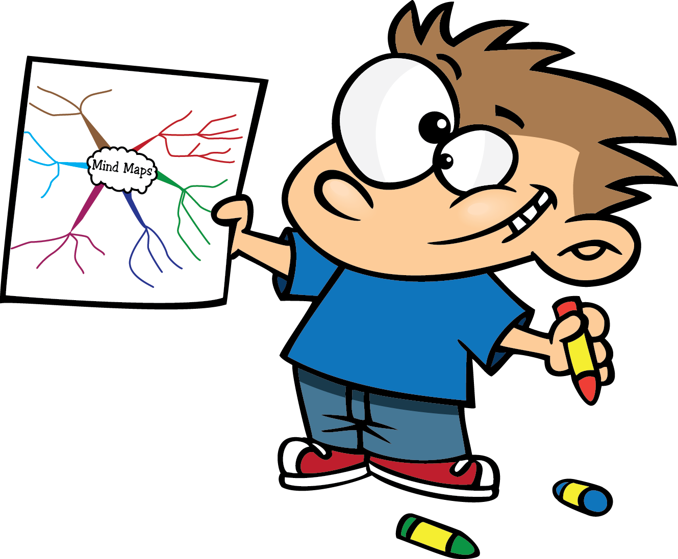 With Mind Maps, Which Was Written For Students And - Use Mind Map Kids (1329x1097)