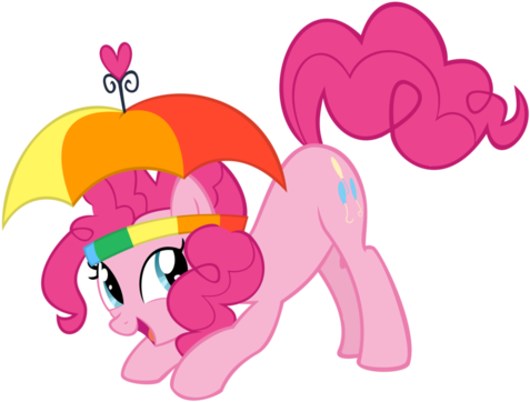 Event - Pinkie Pie With Hat (500x374)