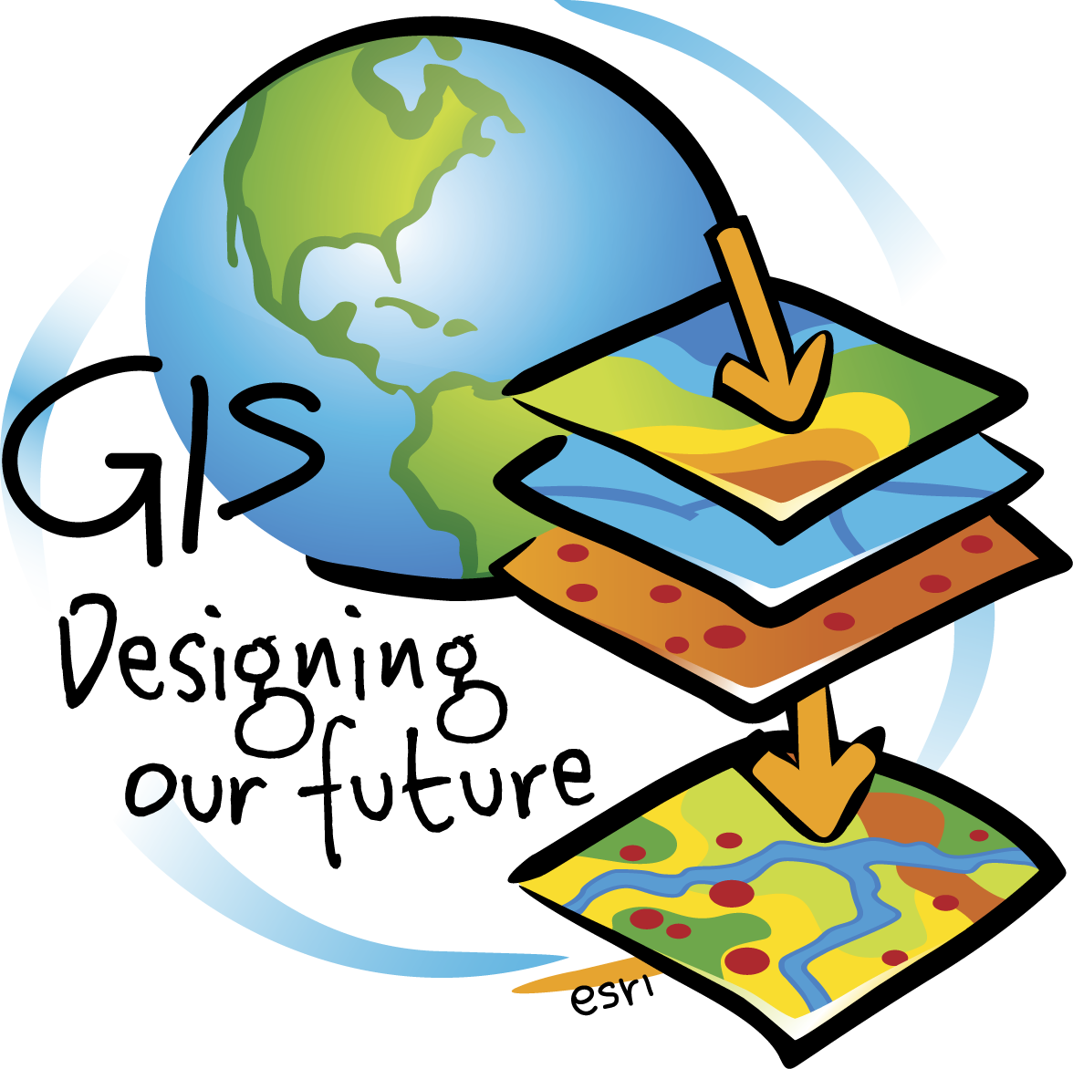 Geographic Information Systems Logo (1176x1172)