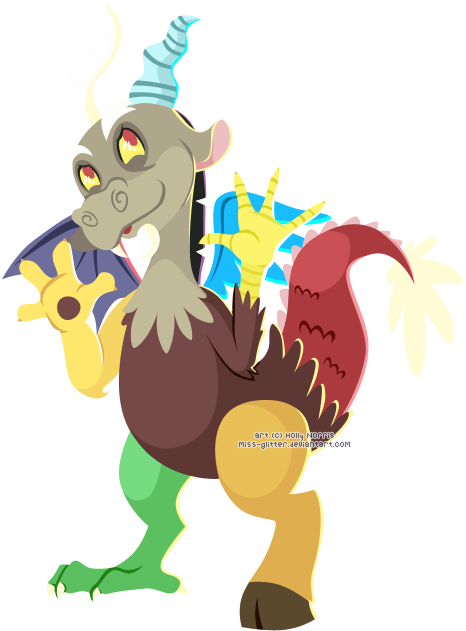 Mlp Discord By Miss-glitter - Drawing (485x653)