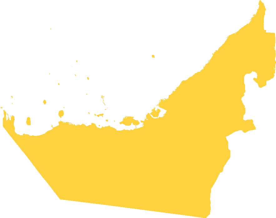 Uae Map Png (916x711)