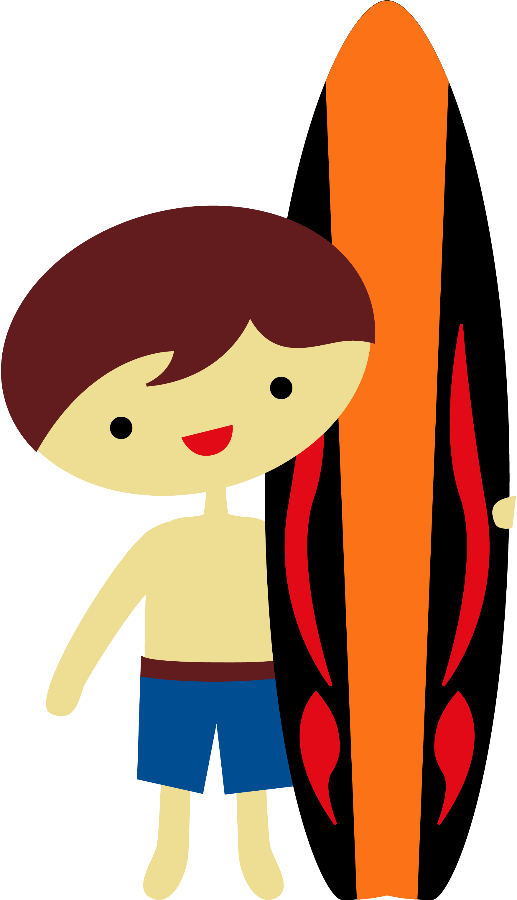 Praia E Piscina - Clip Art (517x900)