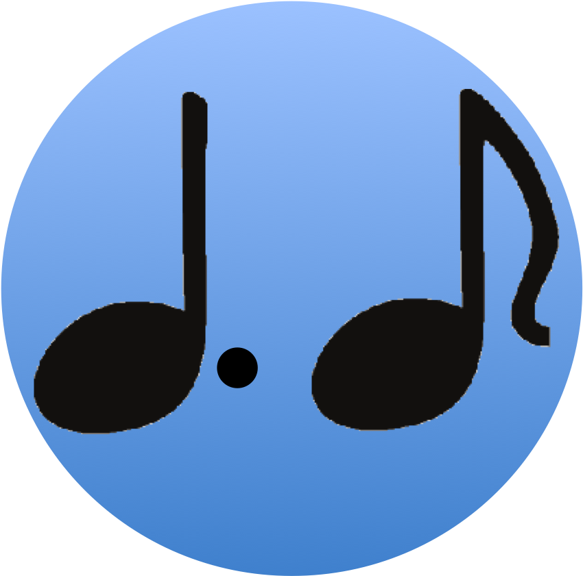 Beth's Music Notes - Dotted Note (906x840)