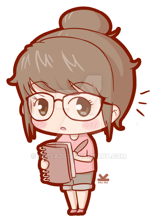 Commission For Elyssa - Planner Girl (900x900)