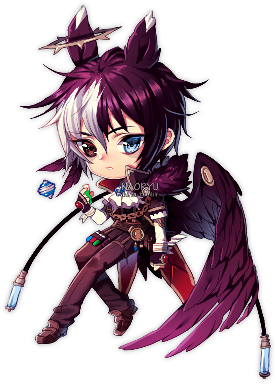 Watermark - Chibi Anime Warrior (1000x1338)