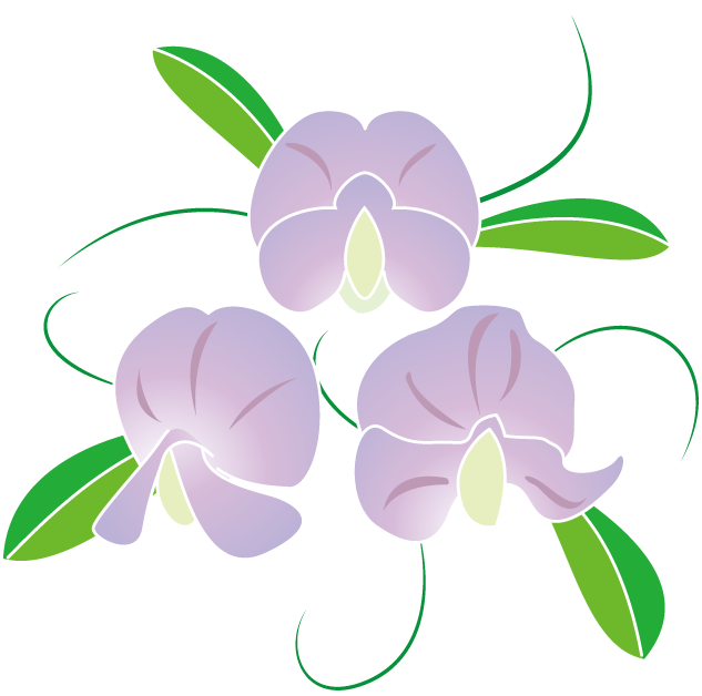春の花2 06 スイートピーイラスト - Sweet Pea (633x628)