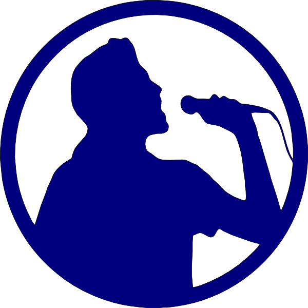 Singer Clipart (600x600)