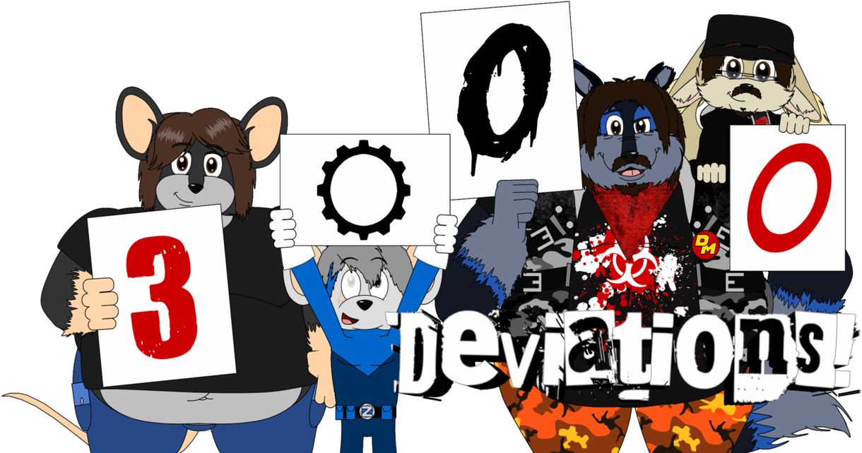 3000th Deviation By Ashleywolf259 3000th Deviation - Cartoon (1280x641)