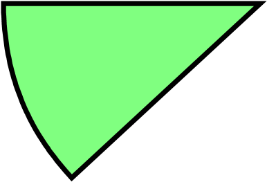 Circle - Eighth - Eighth Of A Circle (420x301)
