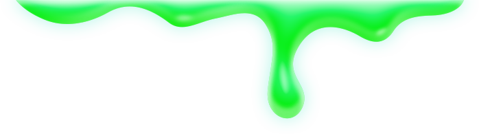 Transparent Background Slime Clipart (698x195)