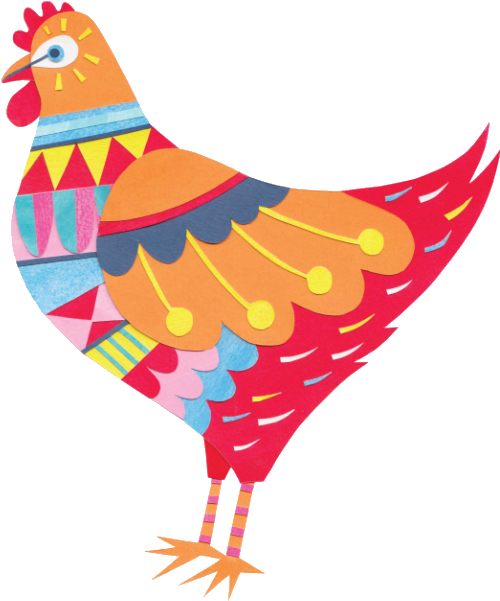 Chicken - Rooster (586x726)