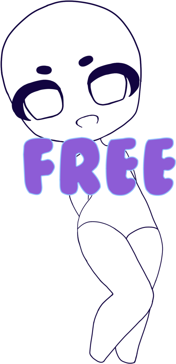 Free Chibi Base By Swordmasterqueen - Chibi (632x1264)