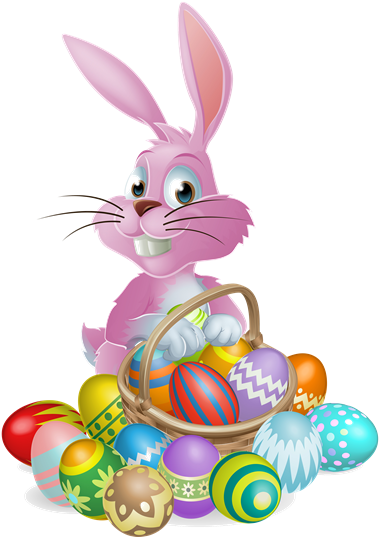   Egg Hunt Easter Bunny (385x546)