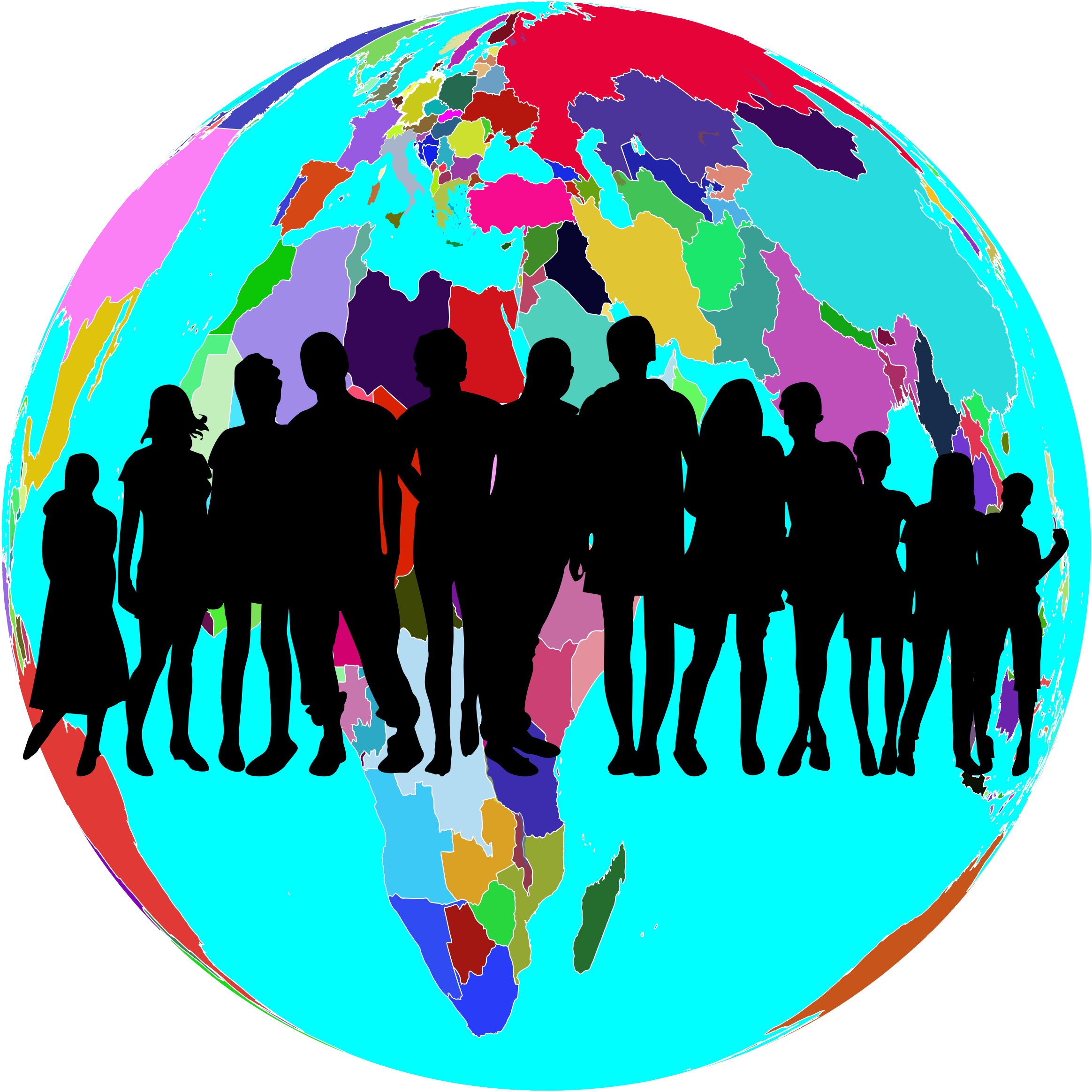 Https - //img - Clipartfest - Big Image Png - World Globe (2328x2328)