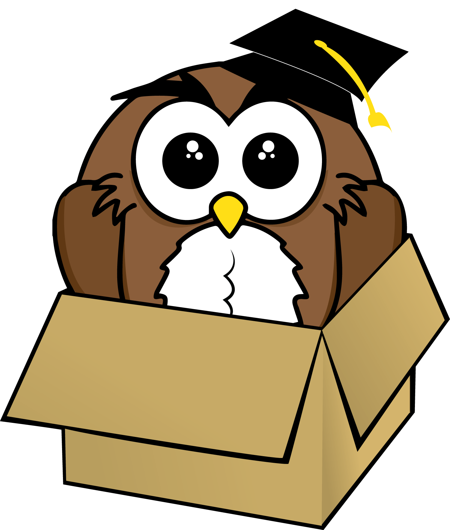 "a Smart Move - Cartoon Owl (1501x1766)