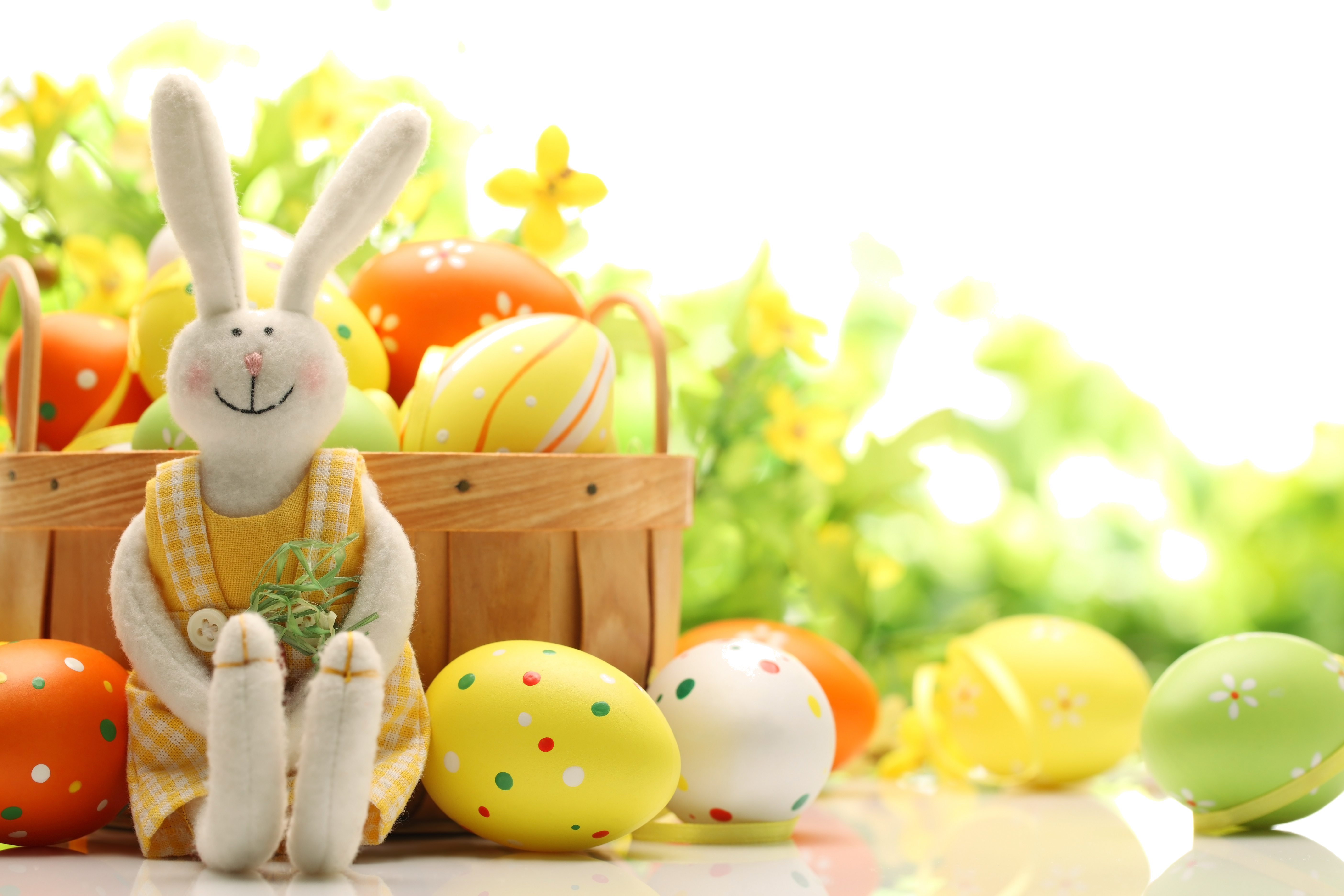 Easter Bunny Easter Egg Rabbit Easter Basket - Easter Gift (5616x3744)