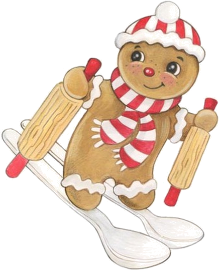 Embroidery - Gingerbread (450x553)