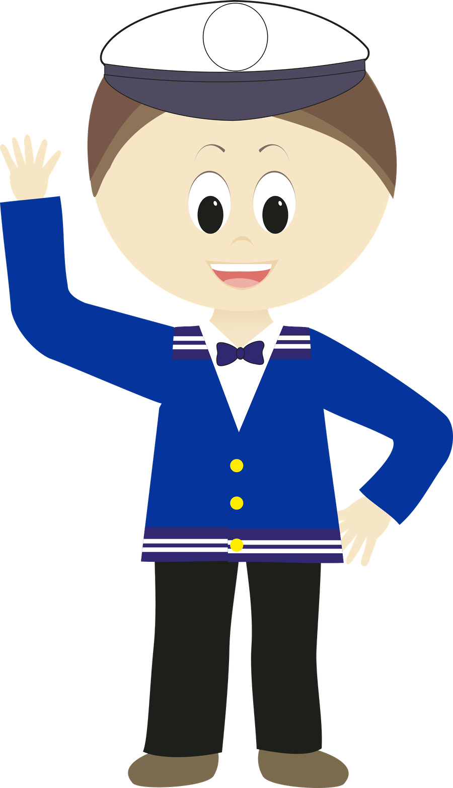 Say Hello - Cartoon (900x1564)