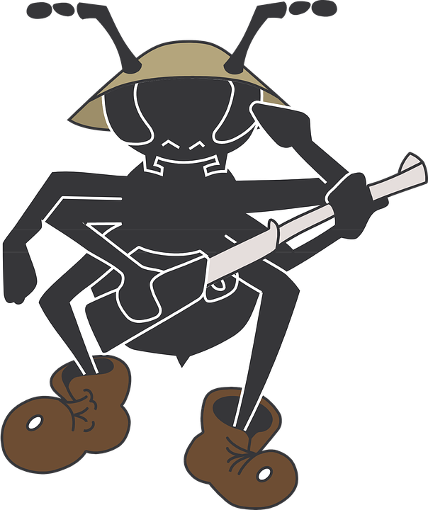 Army Cartoon 8, Buy Clip Art - Ant Soldier Clipart (604x720)