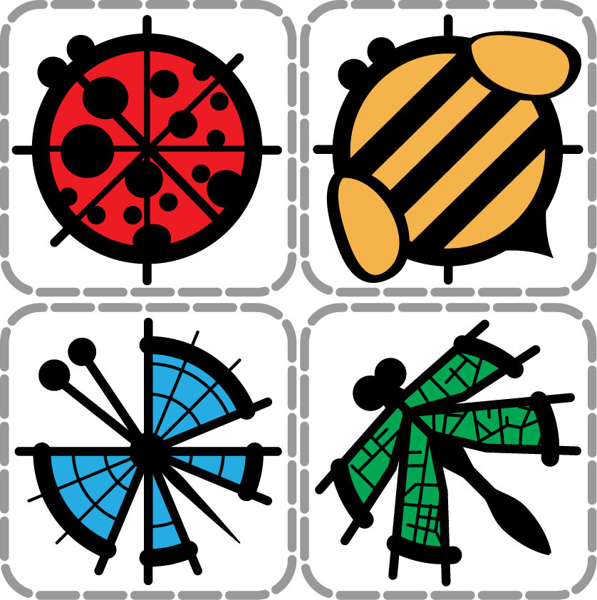 Ladybug Grasshopper Logo (838x842)