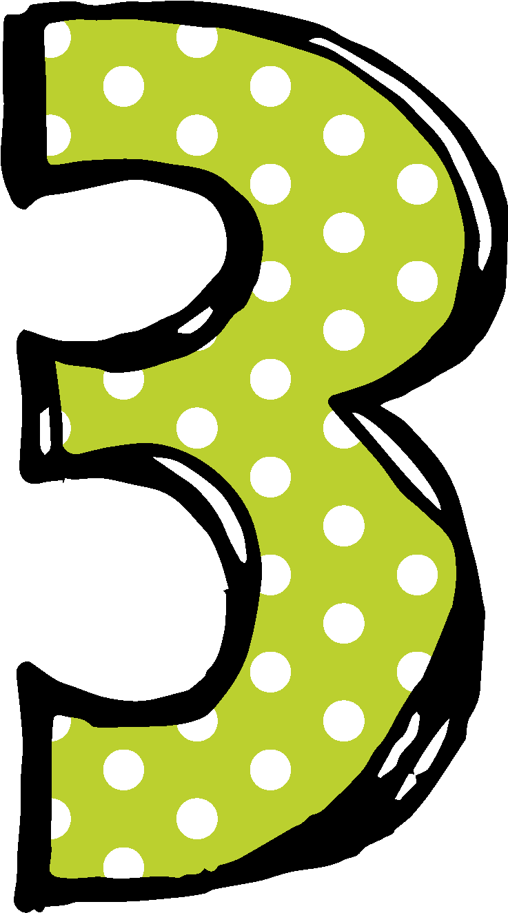 Numeros 3 Para Imprimir A Color (868x1436)