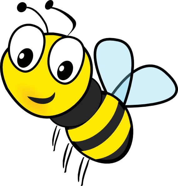 Bee Clipart (570x596)