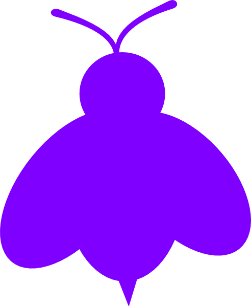 Bee Silhouette Clip Art (492x598)