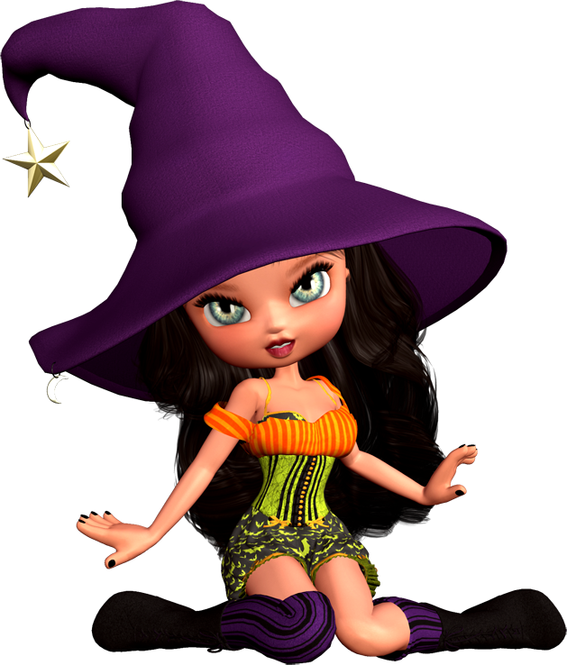 Poser - Halloween (629x738)
