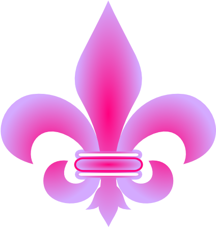 Pink Fleur De Lis (600x444)