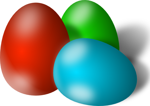 Easter Eggs Clip Art - Easter Egg Clip Art (600x423)