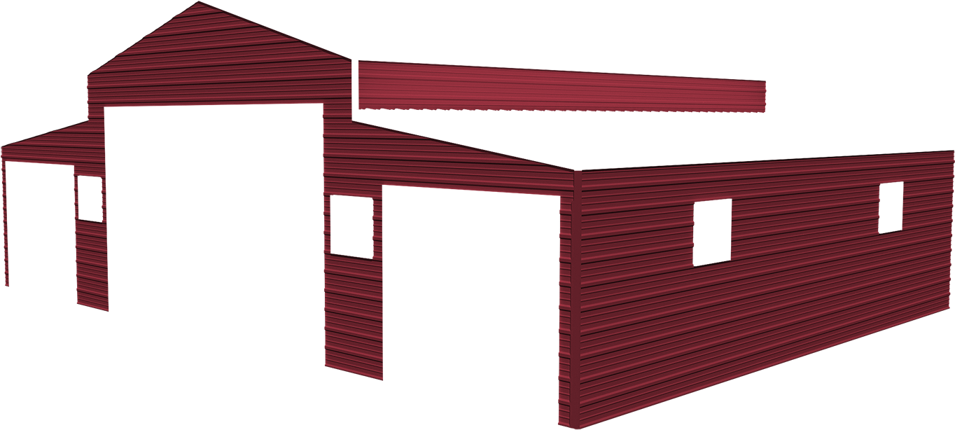 Barn Wall True Burgundy - Barn (1600x861)