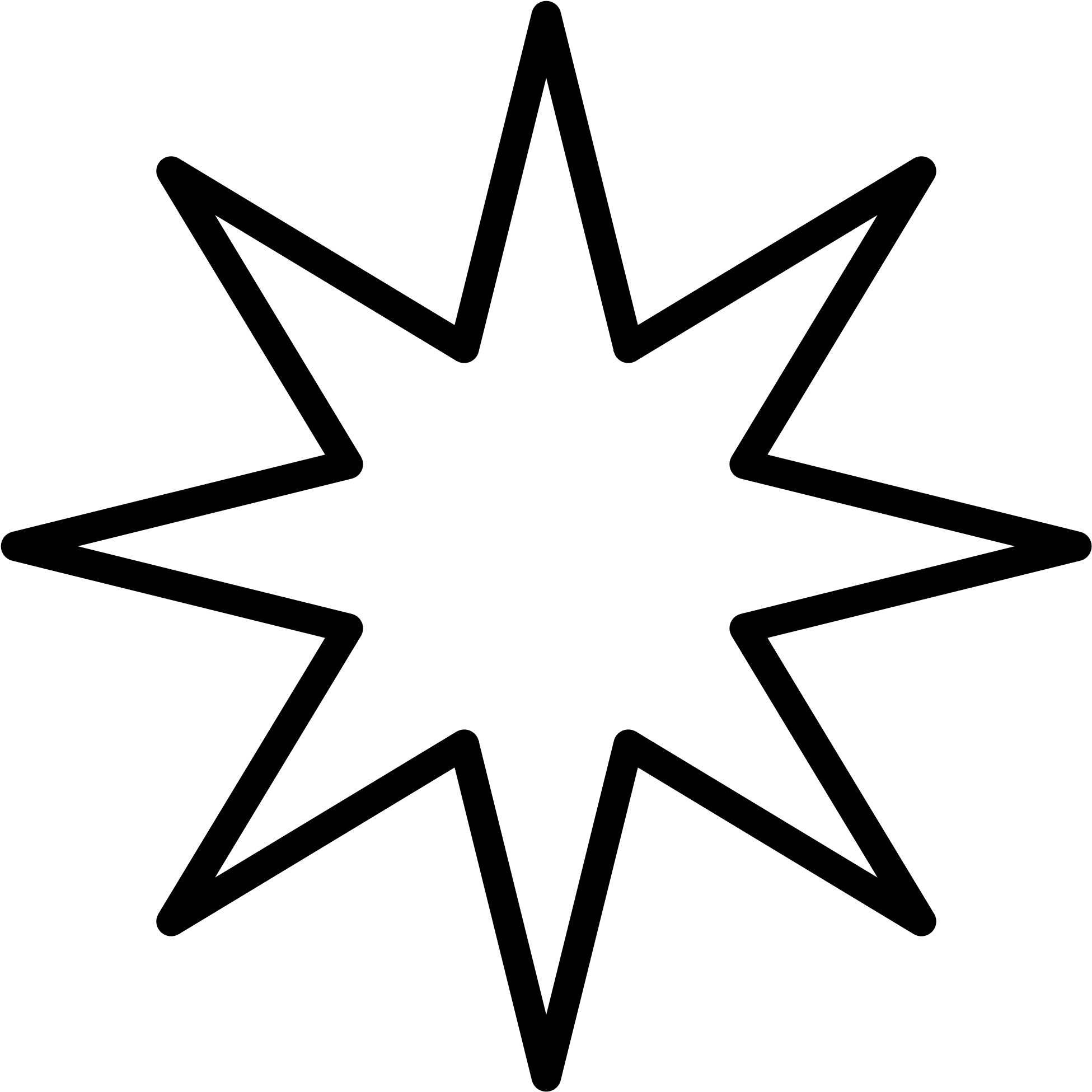 Open - Bethlehem Star Clipart (2000x2000)