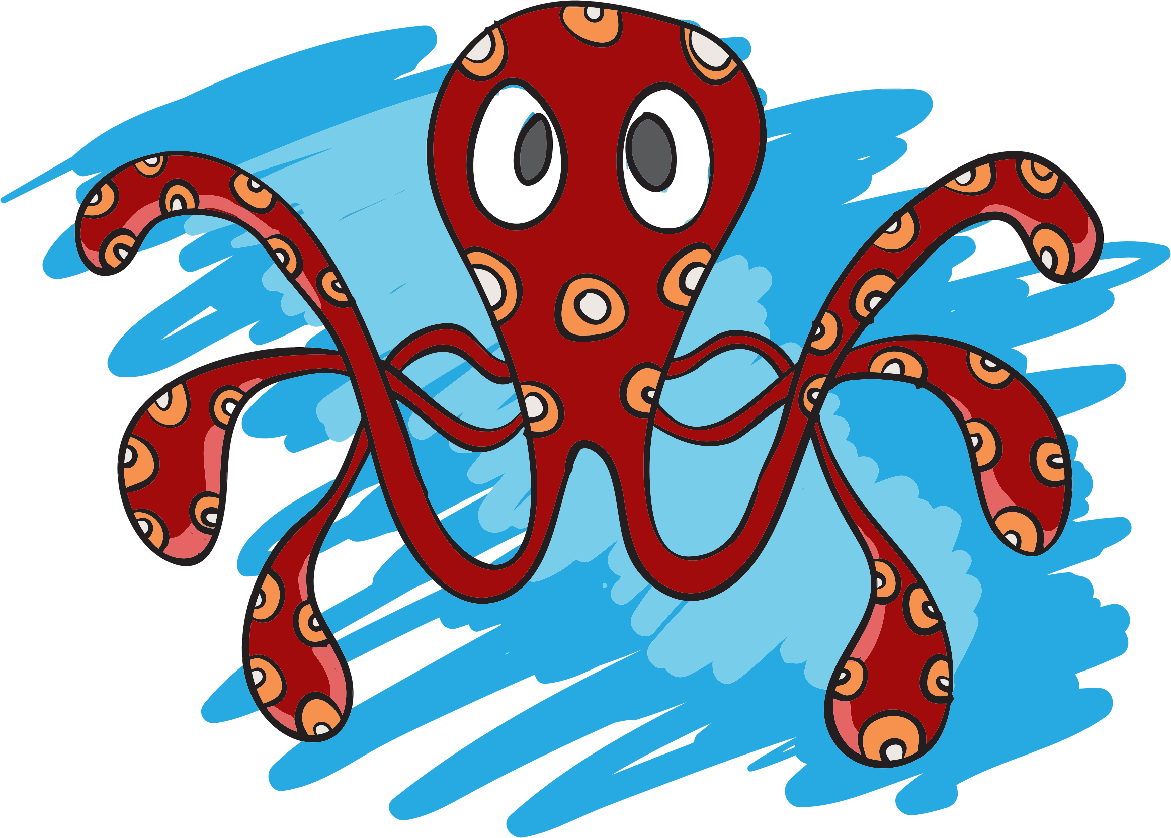Drawing - Octopus (2328x1666)